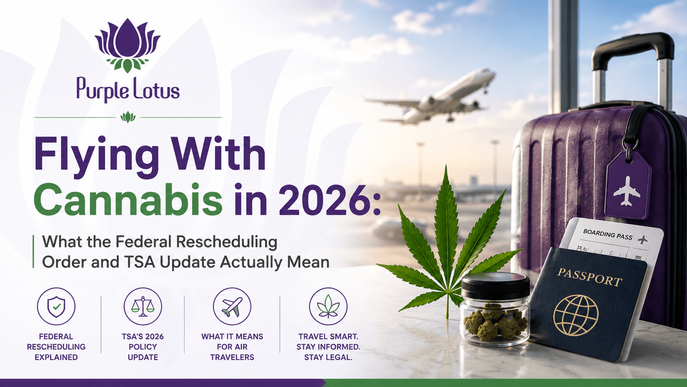 Can You Fly With Cannabis in 2026? What the New Federal Order and TSA Update Actually Mea