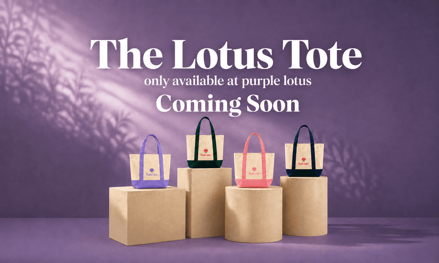 Lotus Tote Only at Purple Lotus