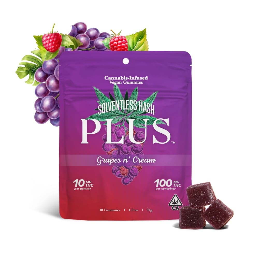 Grapes n' Cream Indica Solventless [10pk] (100mg THC)