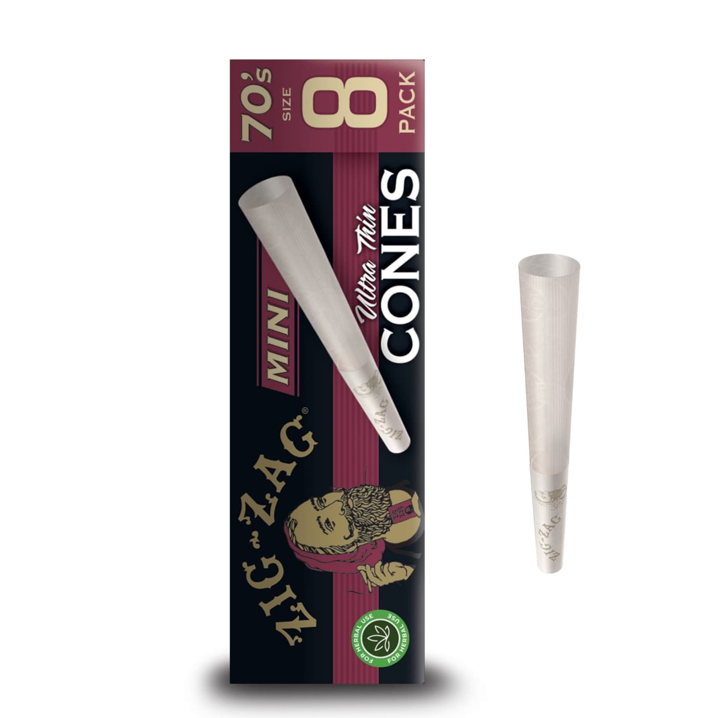 Ultra Thin Mini Cones - 70mm [8pk]