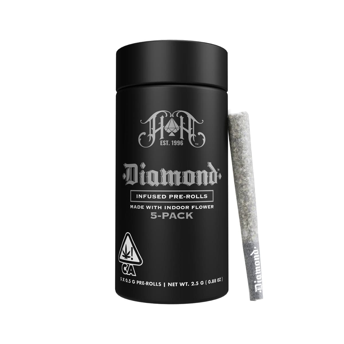 CAM: Blue Cookies | Indica - Diamond THCA-Infused Pre-Rolls - 2.5G 5-Pack