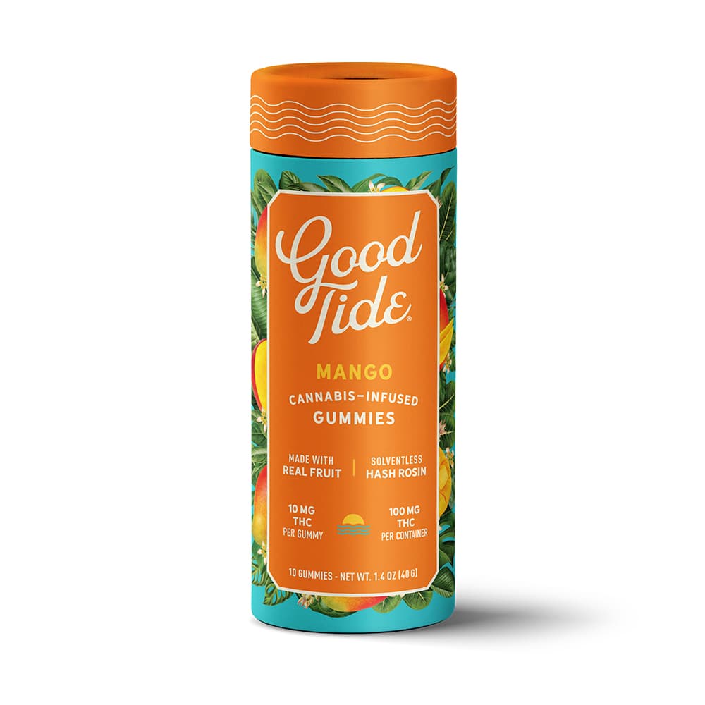 Mango Single-Strain Hash Rosin Gummies | Mellow | 100mg