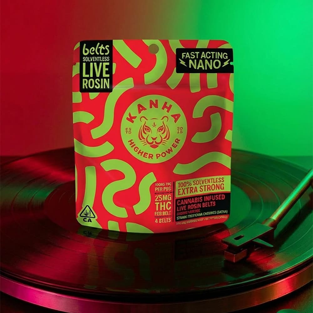 Cherry Limeade Live Rosin Belts - Sativa [4pk] (100mg)