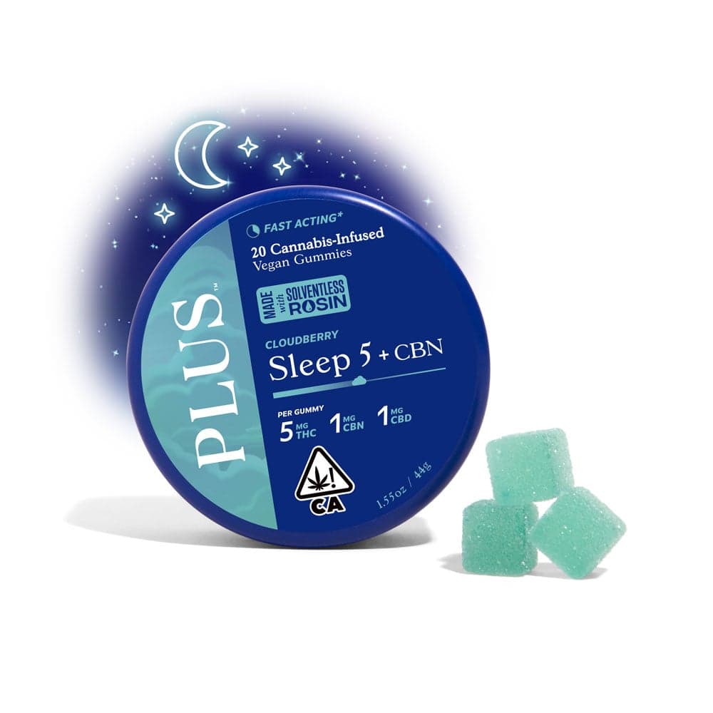 Cloudberry Sleep 5:1:1 Gummies [Solventless Rosin 20pk]