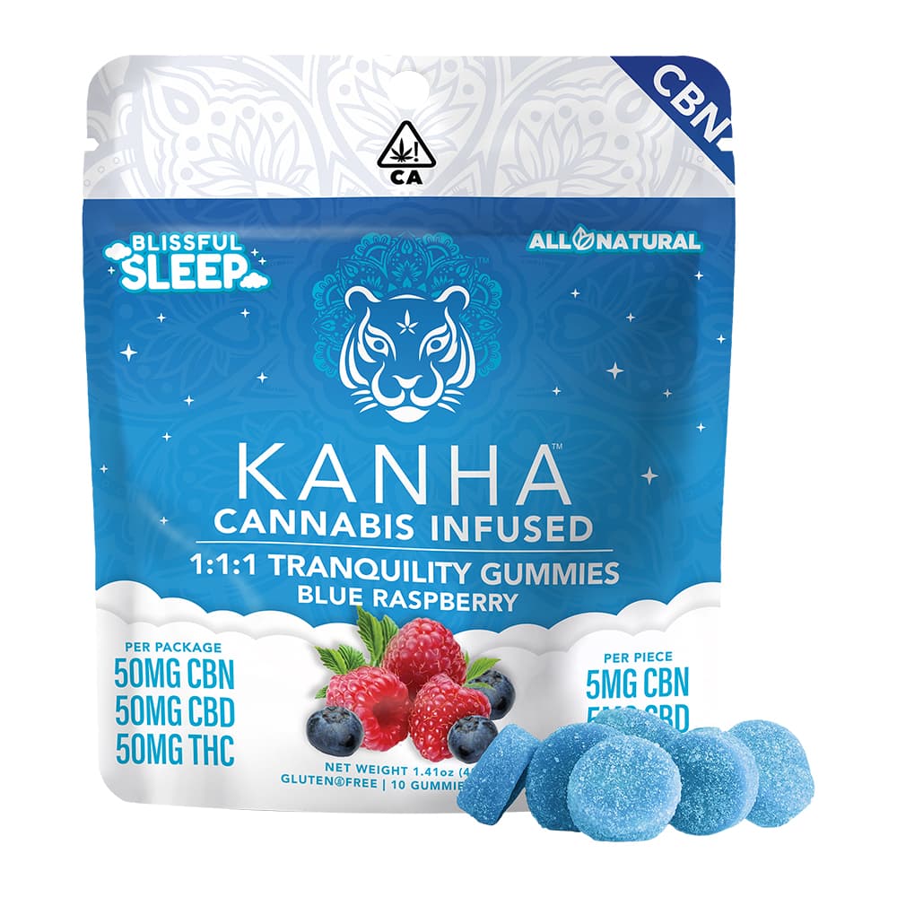 1:1:1 Tranquility [10pk] (50mg CBD/50mg THC/50mg CBN)
