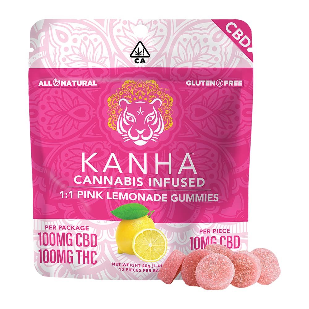 1:1 Pink Lemonade [10pk] (100mg CBD/100mg THC)
