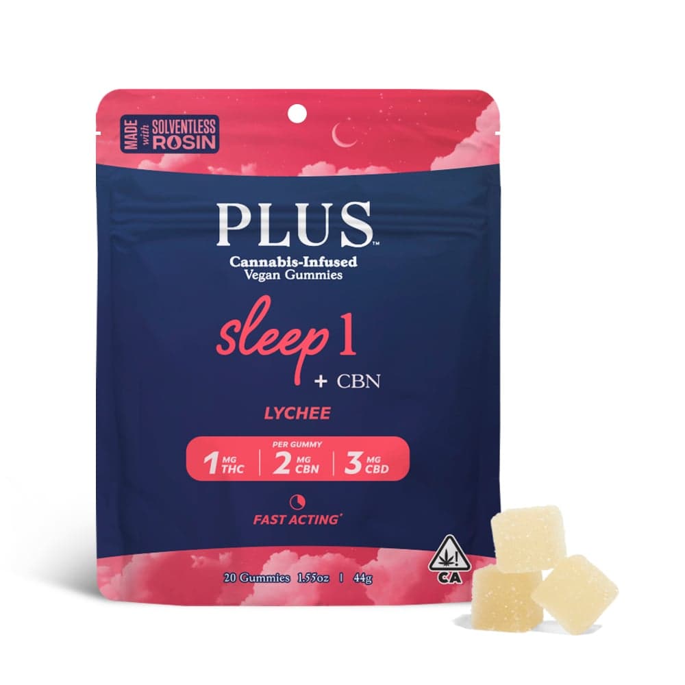 Lychee Sleep 1:2:3 Gummies [Solventless Rosin 20pk]