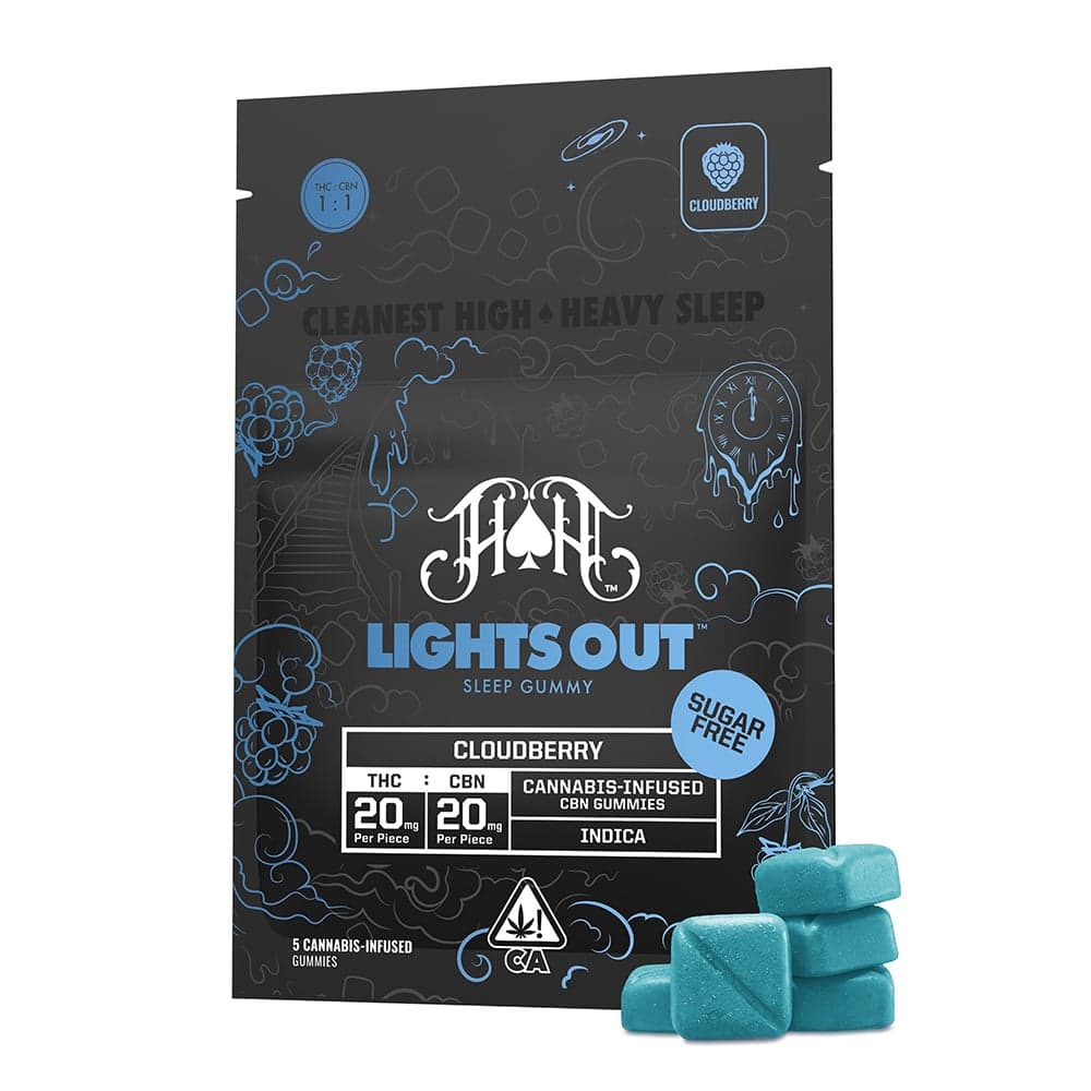 Sugar Free: Cloudberry [5pk] (100mg THC/100mg CBN)