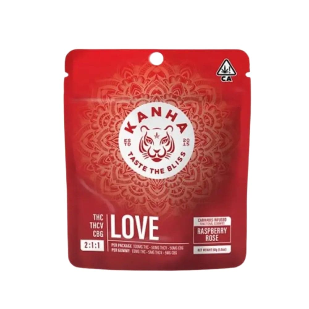 FX 2:1:1 LOVE Raspberry Rose [10pk] (100mg THC/50mg THCV/50mg CBG)