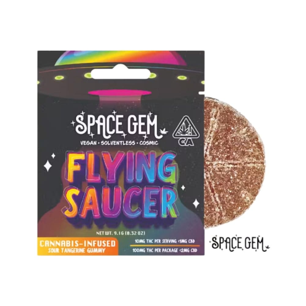 Flying Saucer - Sour Tangerine - 100mg THC