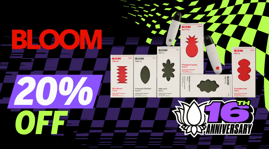 Bloom 20% Off