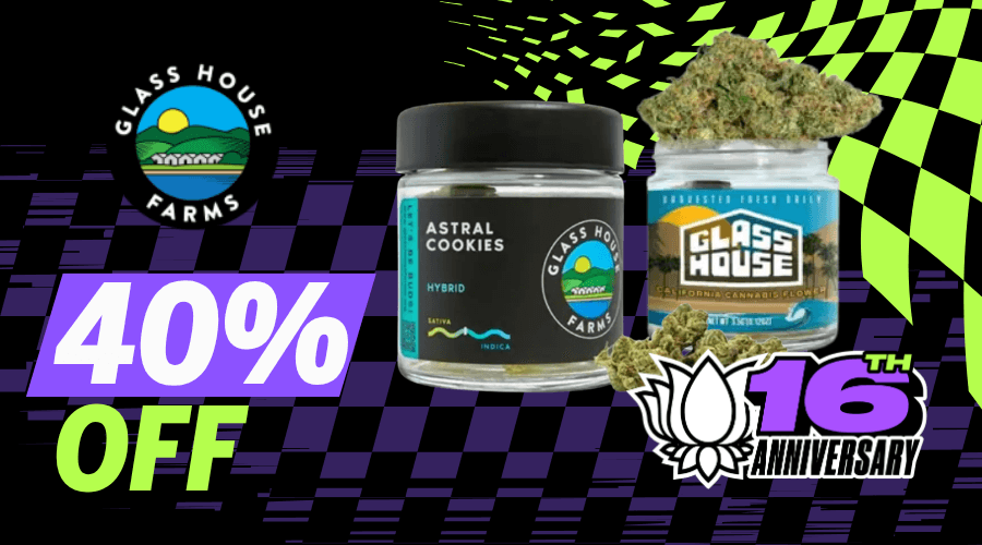 Glasshouse 40% Off