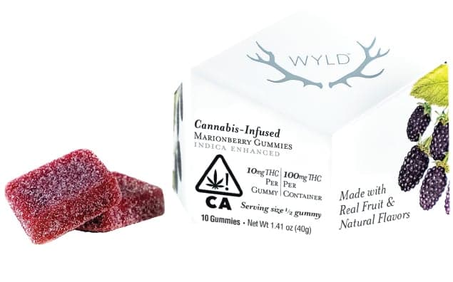 Marionberry Indica Enhanced Gummies (100mg THC)