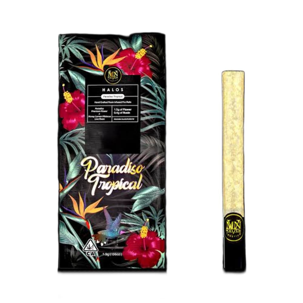 Paradiso Tropical Mini Halos Infused Pre-Roll Single [.6g]
