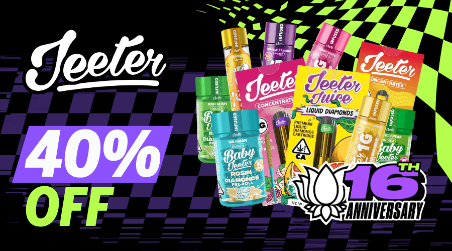 40% off Jeeter  