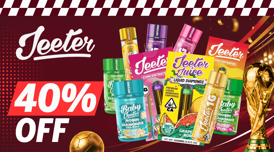 Jeeter 40% Off