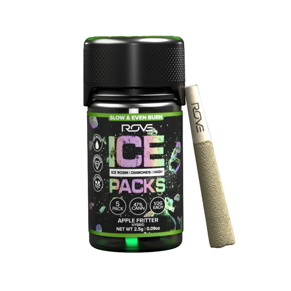 Apple Fritter- Infused Ice Packs (Rosin, Hash, and Diamonds) [5x 0.5g]