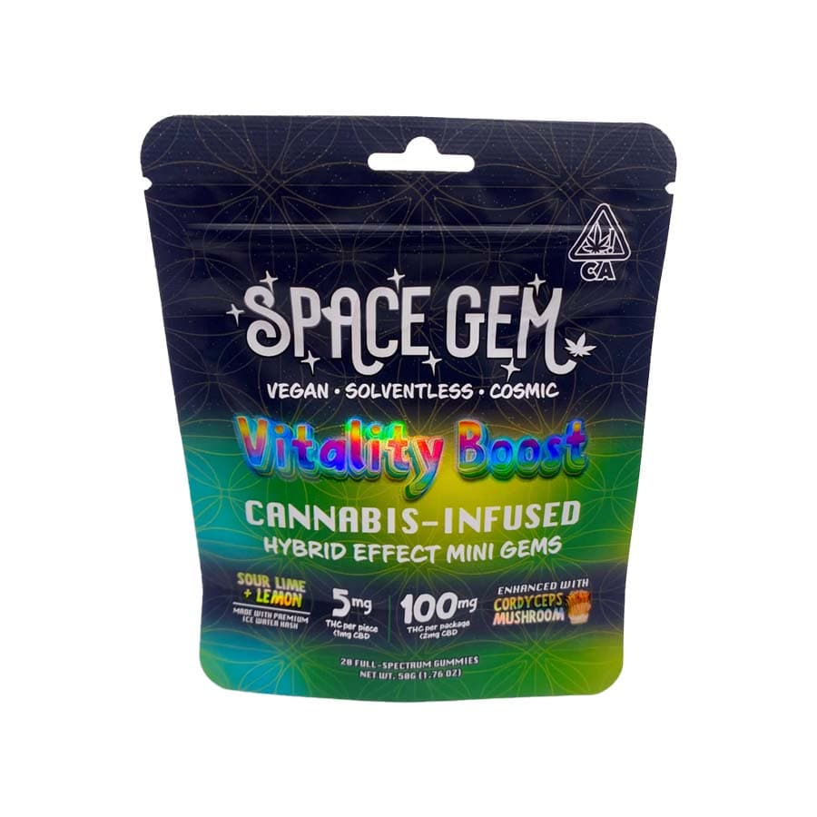 Mini Gems - Vitality Boost - Hybrid - Sour Lemon Lime -20pk 100mg