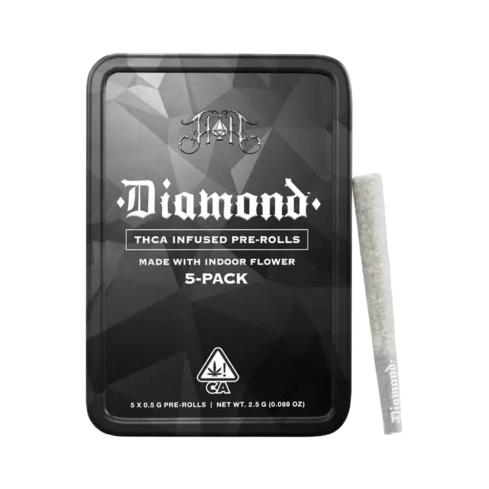 Orange Tree | Sativa - Diamond THCA-Infused Pre-Rolls - 2.5G 5-Pack