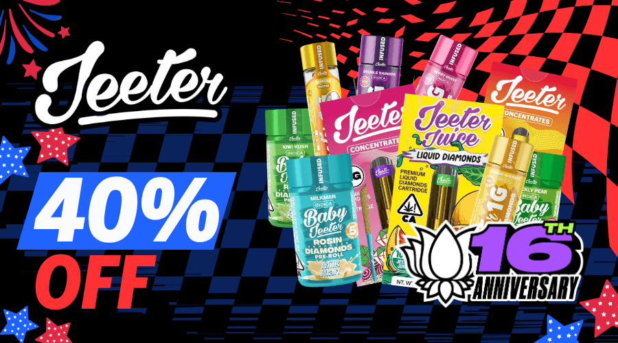 40% off Jeeter 