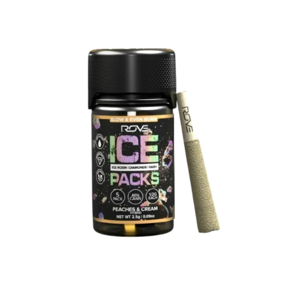 Peaches & Cream - Infused Ice Packs (Rosin, Hash, and Diamonds) [.5g]