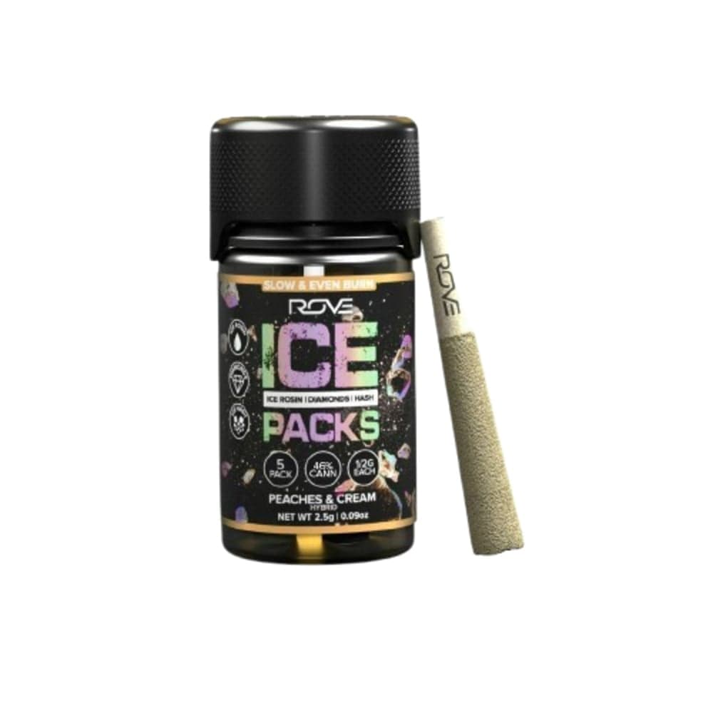 Peaches & Cream - Infused Ice Packs (Rosin, Hash, and Diamonds) [5x 0.5g]