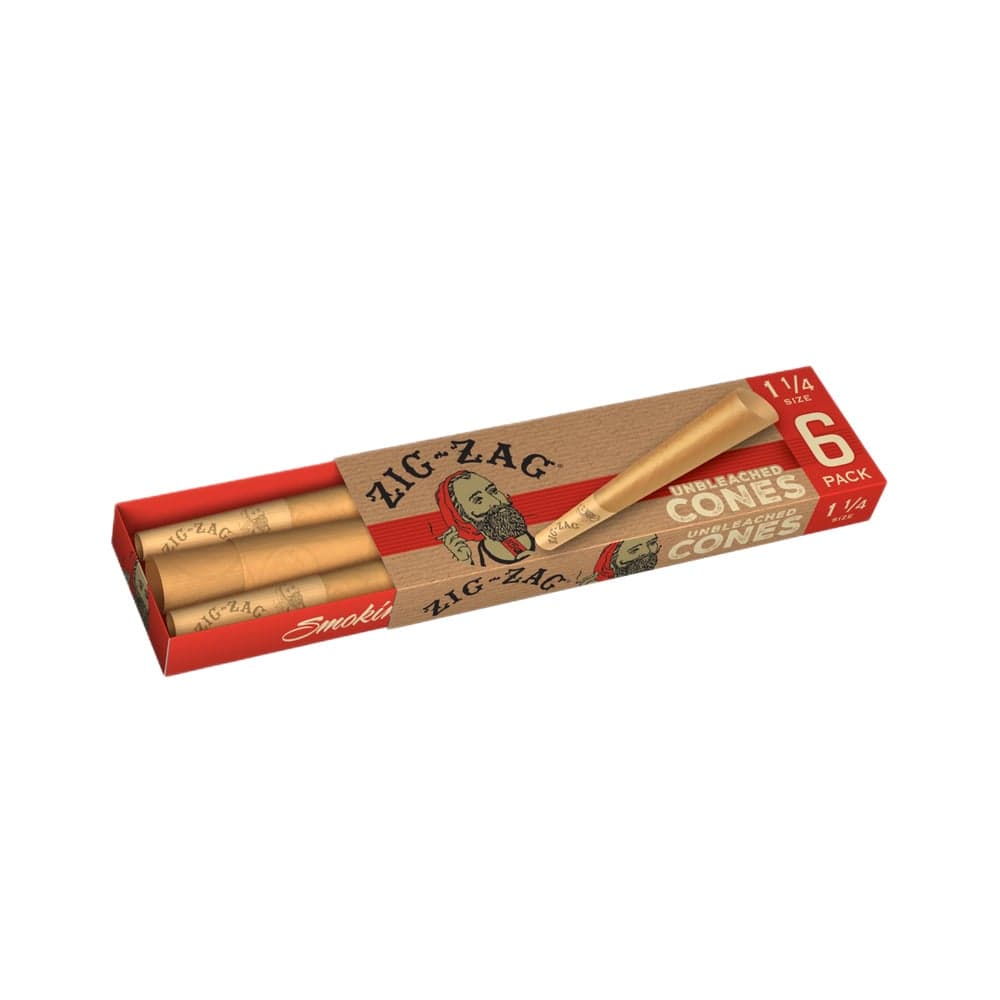 Unbleached Ultra Thin Cones - 1 1/4 [6pk]