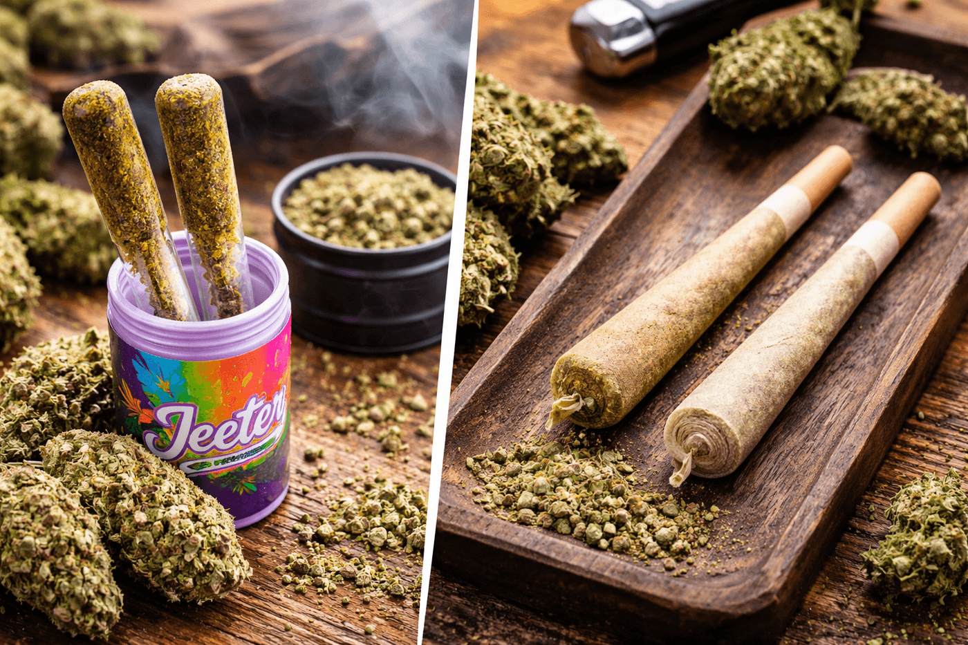 Jeeter Pre-Rolls vs Traditional Pre-Rolls: What’s Worth It?