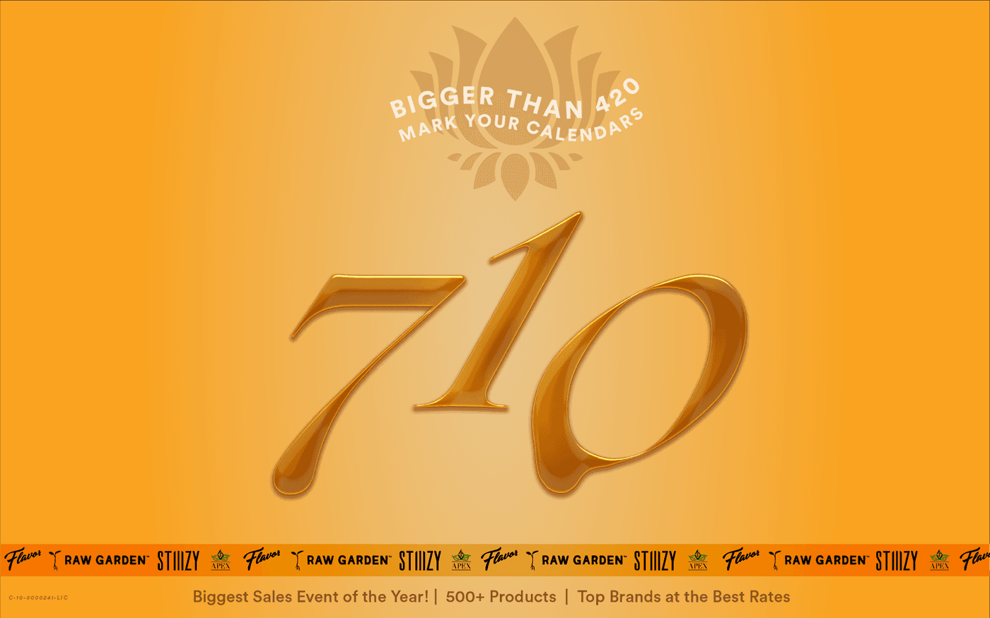 Get Loud for 710 with Purple Lotus