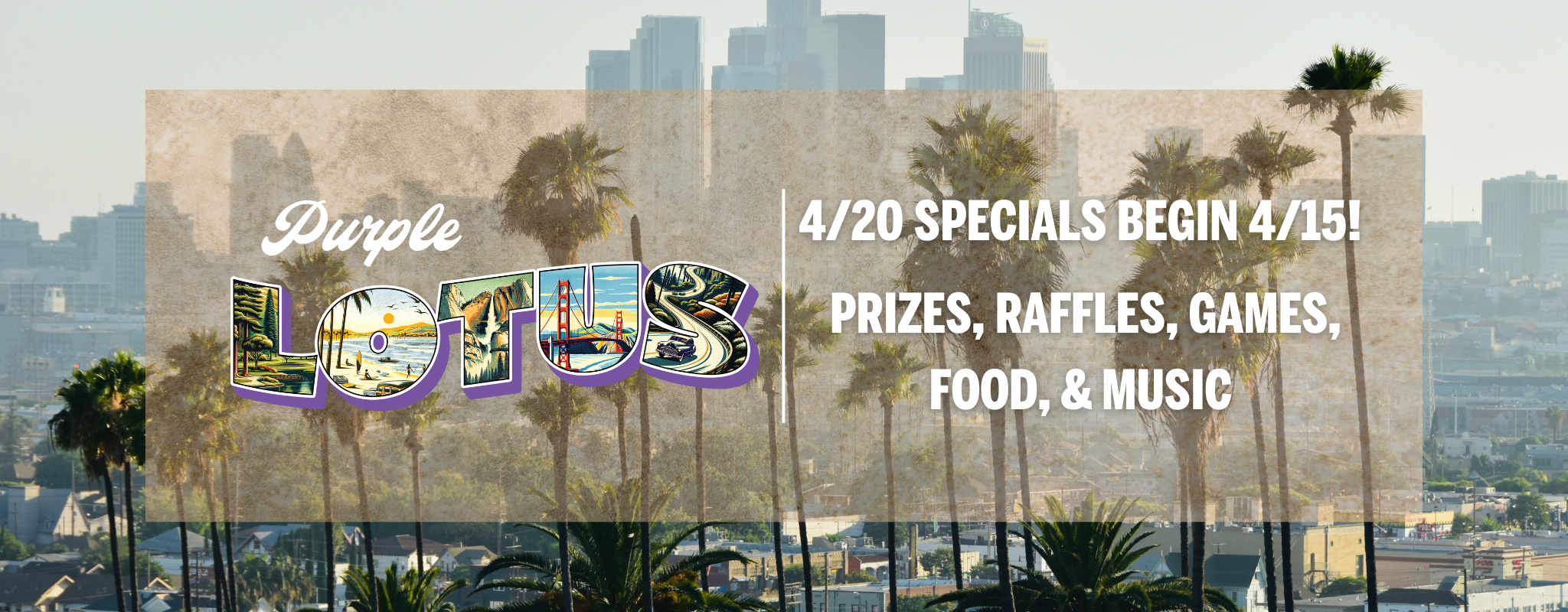 Purple Lotus's 4/20 Bash: Up to 40% off Deals, Prizes, Raffles, Games, Food, & Music!