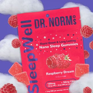 SleepWell - Raspberry Dream [10pk] (100mg THC/50mg CBN)
