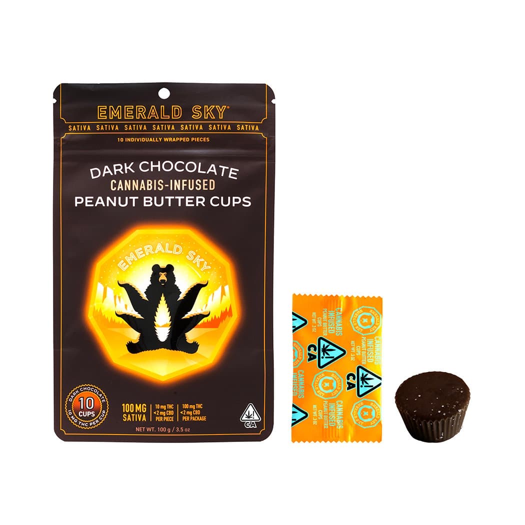 Peanut Butter Cups Dark Chocolate | 10pk/10mg - 100mg | Sativa