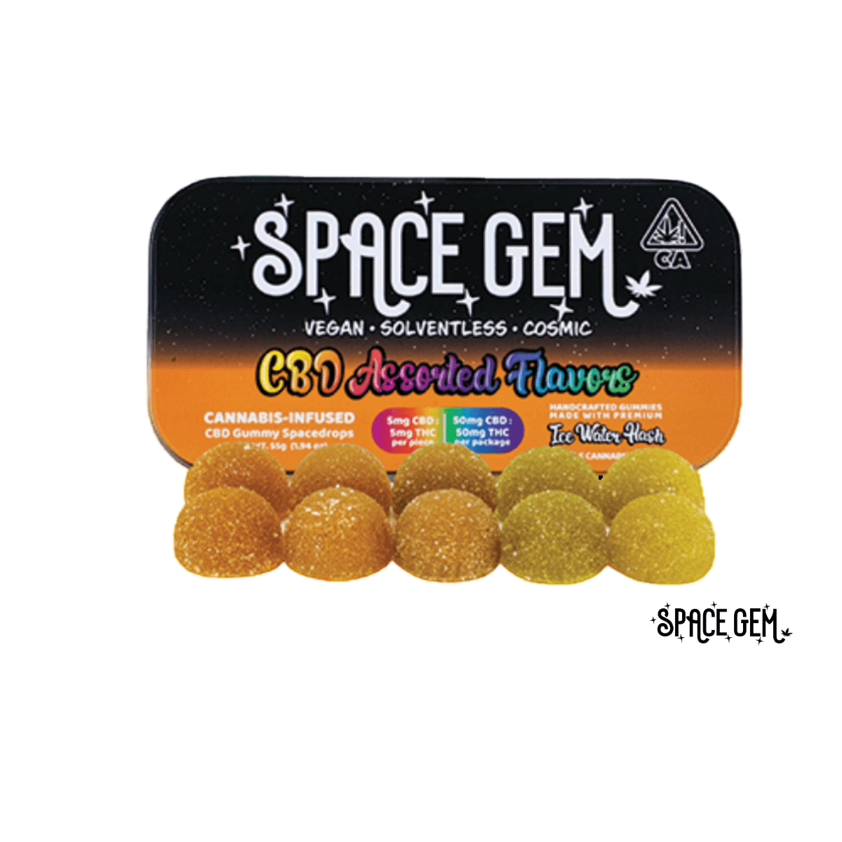 Space Drops - CBD 1:1 -50mg THC 50mg CBD