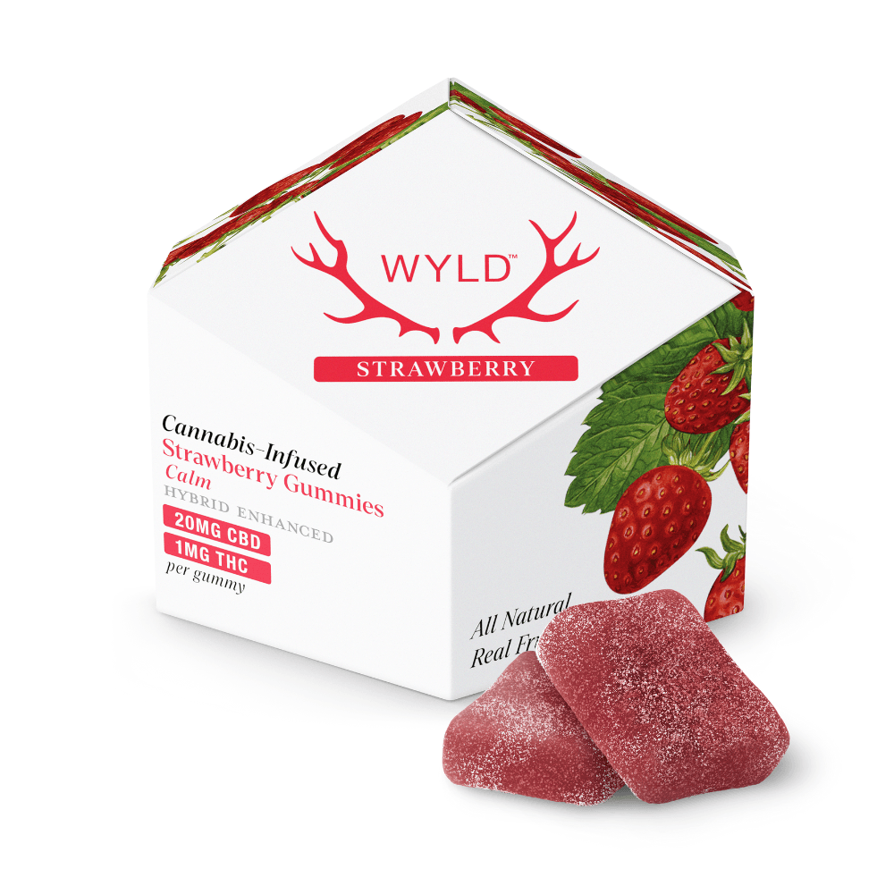 Strawberry 20:1 CBD + Hybrid Enhanced Gummies | 200mg CBD:10mg THC