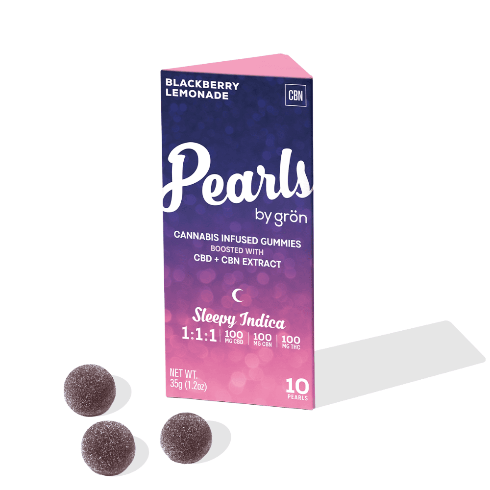 1:1:1 Blackberry Lemonade Pearls - Sleepy Indica (100mg CBD/ 100mg CBN/ 100mg THC)