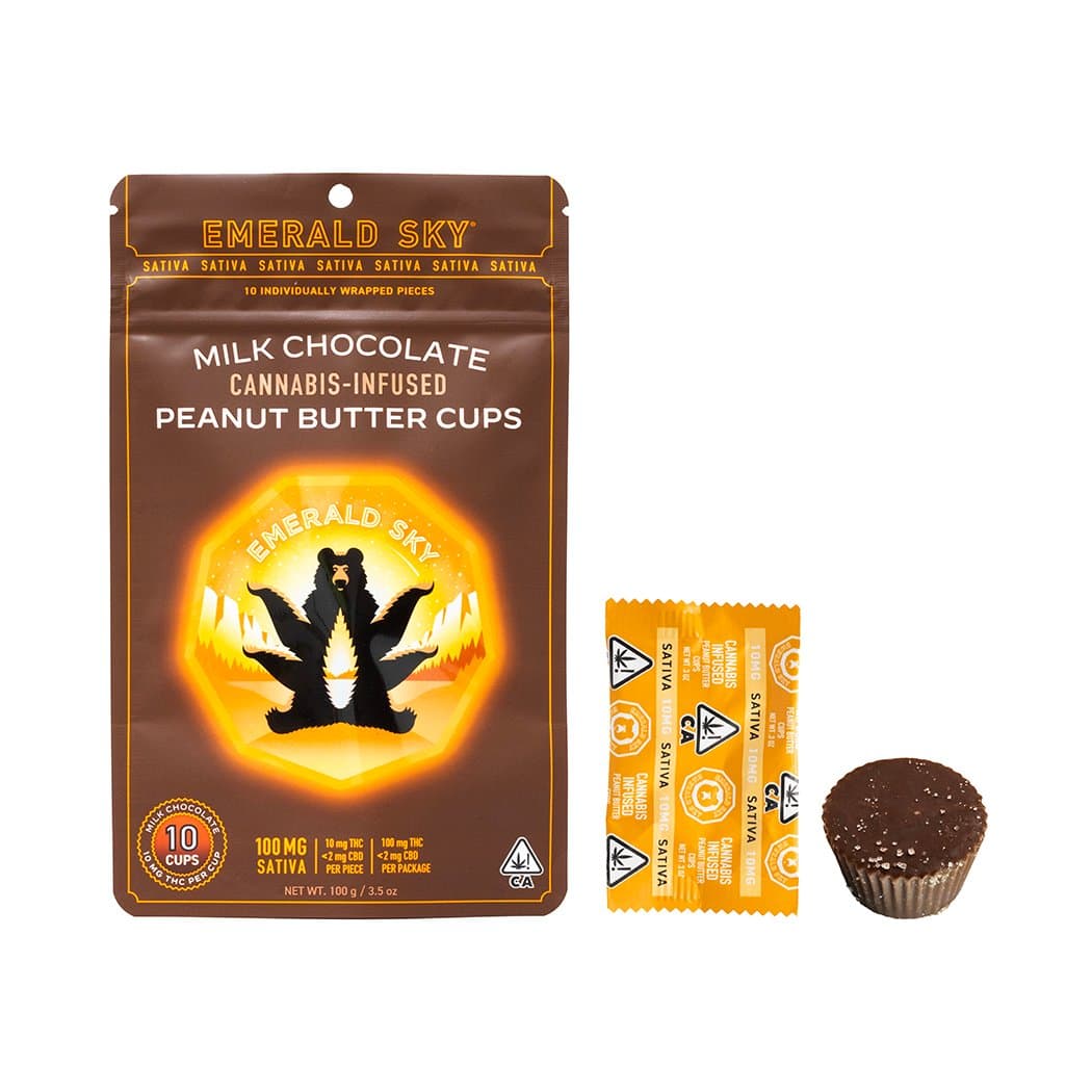 Peanut Butter Cups Milk Chocolate | 10pk/10mg - 100mg | Sativa