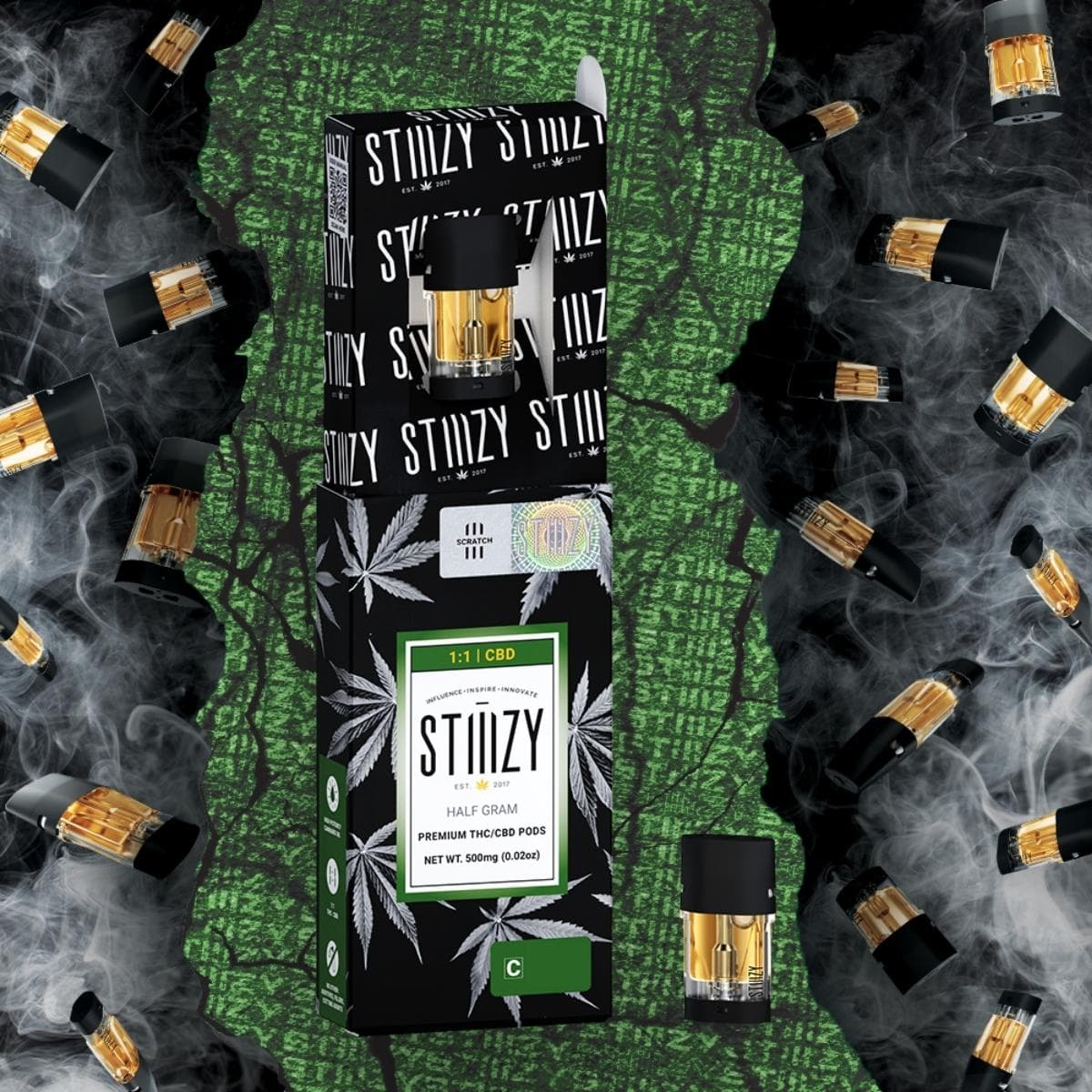 Mango - 1:1 THC/CBD Weed Vape Pod