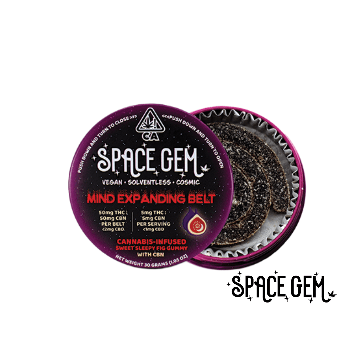 Mind Expanding Belt - Sweet Sleepy Fig - 50mg THC 50mg CBN