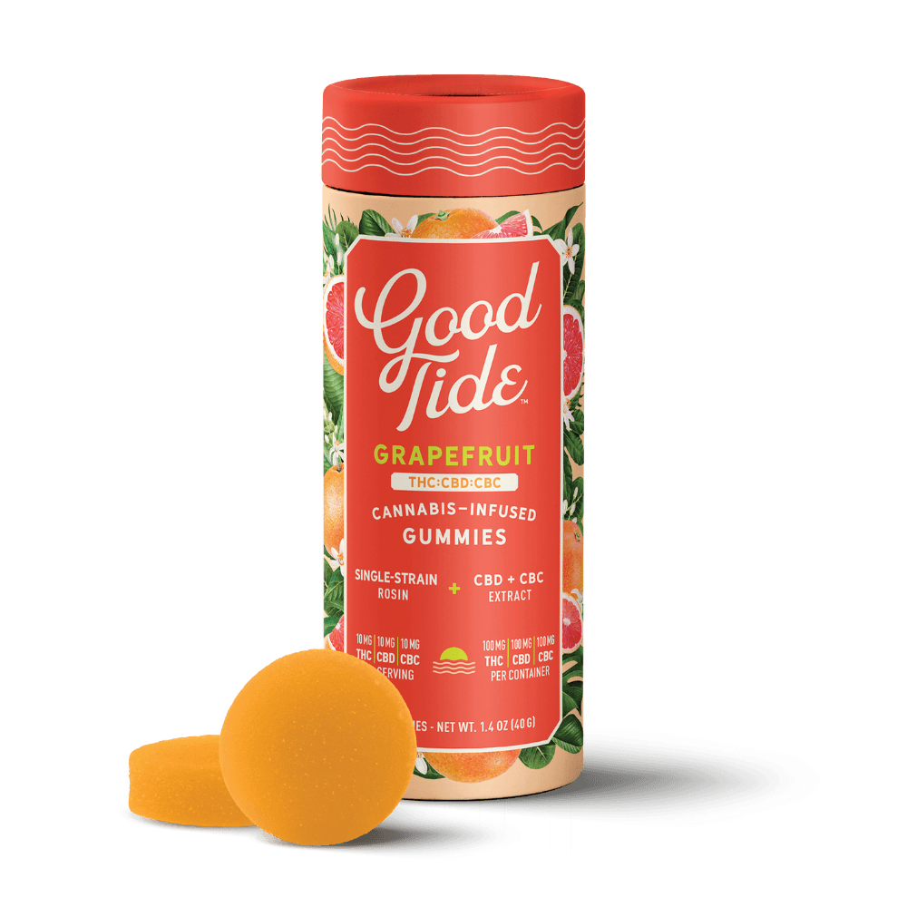 Grapefruit 1:1:1 CBD + CBC Single-Strain Rosin Gummies