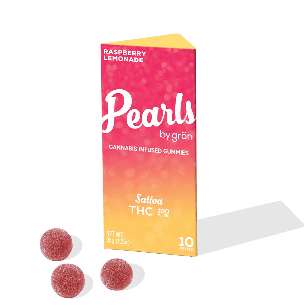 THC Raspberry Lemonade Pearls - Sativa (100mg)