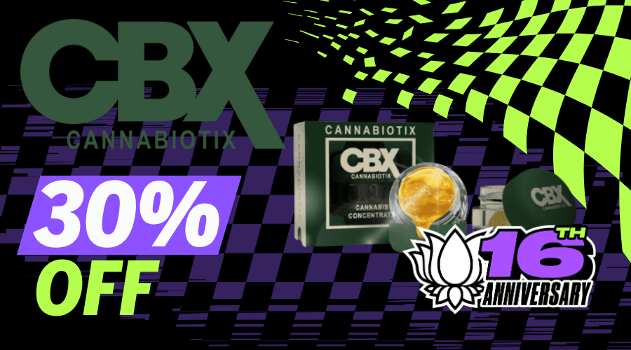 CBX 30% Off Vapes & Extracts