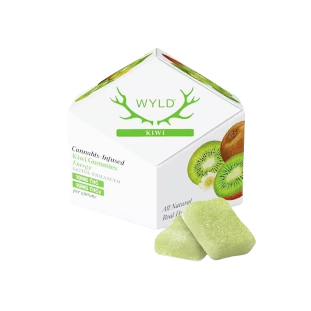 Kiwi 1:1 THCv + Sativa Enhanced Gummies | 100mg