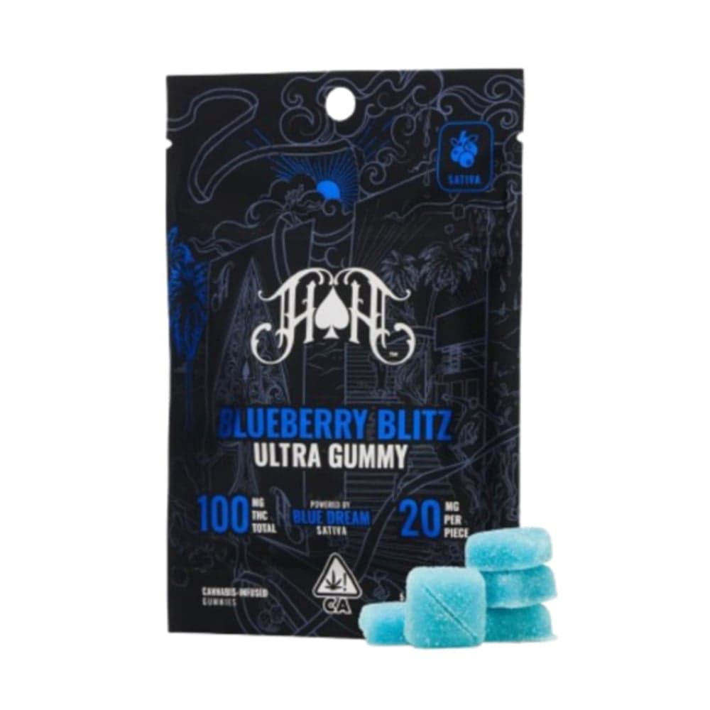 Blueberry Blitz | Sativa - Ultra Pure Gummies - 100mg THC
